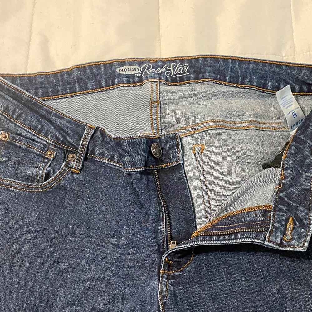 Old Navy Rock Star Dark Blue Women's Jeans